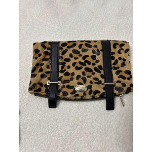 Jimmy Choo Zipper Crossbody Cowhide Cheetah print vintage small bag